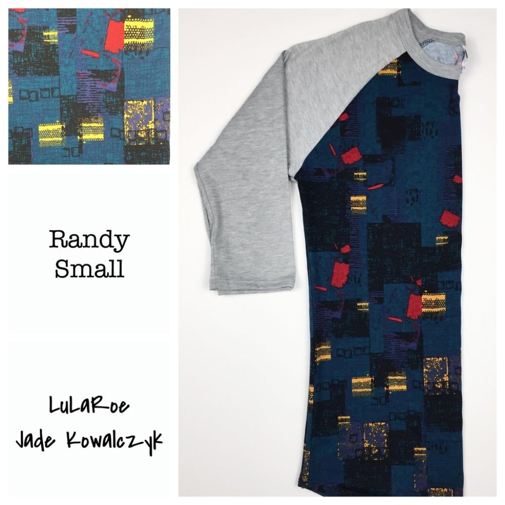 NWT LuLaRoe Unisex Randy Baseball Tee
